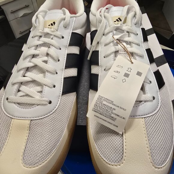 Adidas Training Spezial White Black Gum JP7392 Mens Size 10 Crossfit NEW CORDURA - Picture 5 of 16